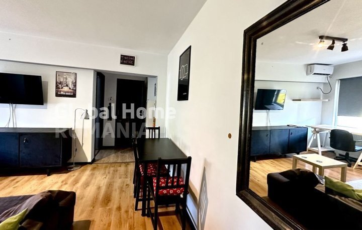 Dorobanti, Floreasca, Compozitori, apartament 2 camere, boxa, renovat, balcon